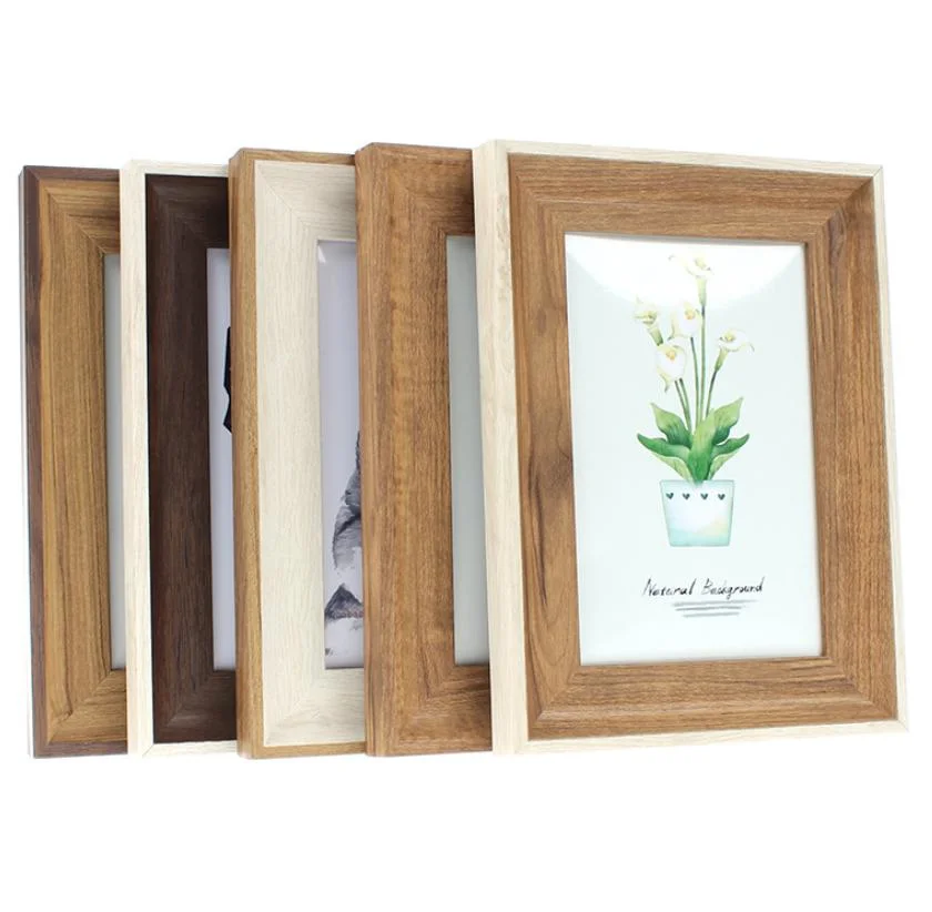 Custom Office Home Decoration Wood Photo Frame Traditional Wooden Frame Advertising Picture Frame