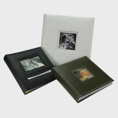 Custom Linen Photo Album Self Adhesive Scrapbook Magnetic
