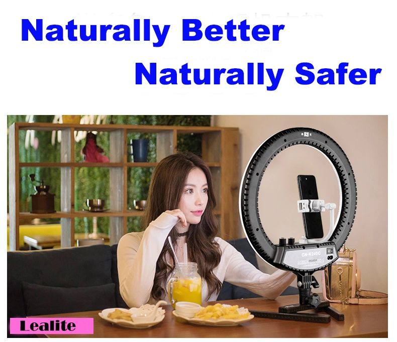 Dimmable Makeup Ring Light LED Circle with Tripod Stand Selfie Photograph Ring Light